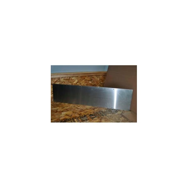 Yale Commercial Rockwood Rectangular Kick Plate, 34-1/2"L x 10"W x 5/100"H, 36" Dia, Satin Stainless Steel 85761 - main